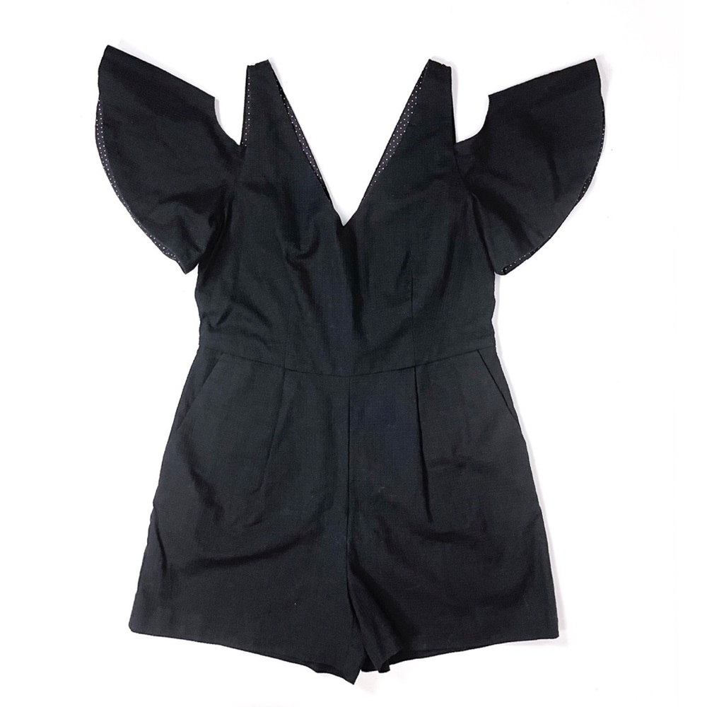 Elevenses | Open-Shoulder Ruffle Romper - Picture 10 of 10